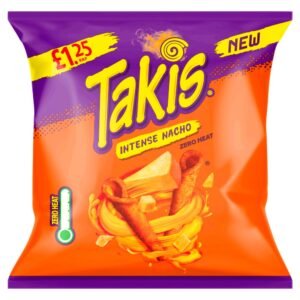 Takis Intense Nacho Cheese Flavour Corn Snack 55g × 21 × 1