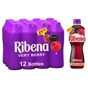 Ribena Very Berry Juice Drink  PMP £1.35 500ml × 12 × 1