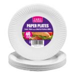 Paper Plates 40pk 18cm 7″ × 1