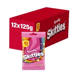 Skittles Vegan Sweets Dessert Flavoured Treat Bag £1 PMP 125g×12×1