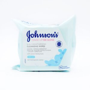 JOHNSONS FACE WIPES MAKE UP BE GONE  MOISTURISING 6 x 25'S