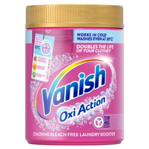 Vanish Laundry Booster and Stain Remover Powder Colours  470g × 6 × 1