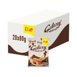 Galaxy Minstrels Milk Chocolate Bag £1.69 PMP  80g × 20 × 1