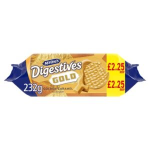 McVitie's Gold Digestive Biscuits 232g PMP £2.25