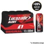 Lucozade Alert Original Energy Drink £1 PMP 500ml × 12 × 1