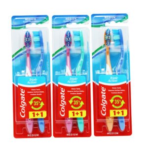 Colgate Toothbrush Triple Action Twin 12 x 2PK  x MED