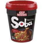 Nissin Soba Chilli Instant Wok Style Noodles Pot 92g×8×1