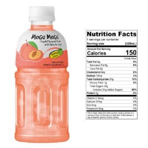MOGU MOGU PEACH FLAVOURED DRINK 6x320mlx1