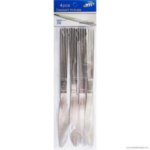 Dessert Knife with Header Card 4pc ×1