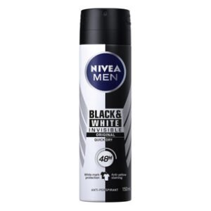 NIVEA MEN - DEODORANT BLACK & WHITE  POWER 150ml × 6 × 1