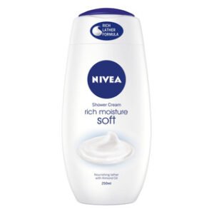 NIVEA SHOWER CREAM- RICH MOISTURE  SOFT 250ml × 6
