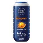 NIVEA MEN SPORT SHOWER GEL 250ML × 6 × 1