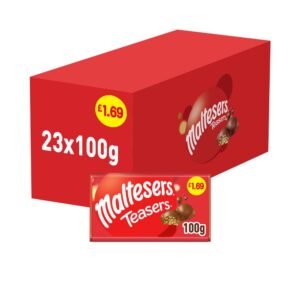 Maltesers Teasers Milk Chocolate & Honeycomb Block Bar £1.69 PMP 100g×23×1