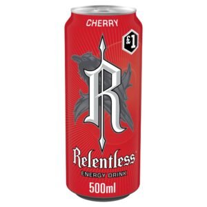 Relentless Cherry Energy Drink 500ml PM £1 500ml × 12 × 1