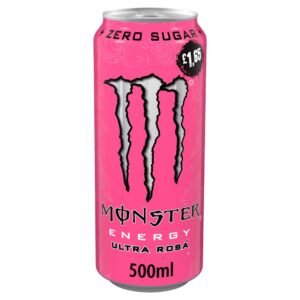 Monster Energy Drink Ultra Rosa Zero Sugar £1.65 500ml×12×1