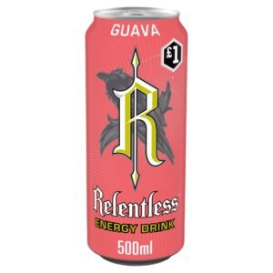 Relentless Guava Energy Drink 500ml PM £1 500ml × 12 × 1
