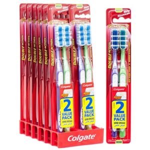 Colgate Toothbrush  Double Action Twin Pack 12x1