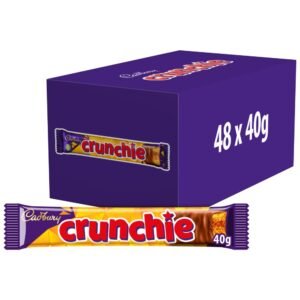 Cadbury Crunchie Chocolate Bar 40g × 48 × 1