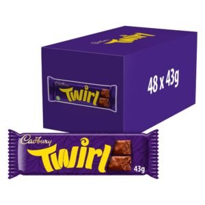 Cadbury Twirl Milk Chocolate Bar 43 g × 48 × 1
