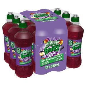 Simply Fruity Blackcurrant & Apple 330ml × 12 × 1