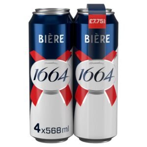 Kronenbourg 1664 Bière Blonde PM£ 7.75 4 x 568ml 568ml × 6 × 1