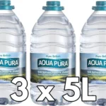 Aqua Pura Still Natural Mineral Water 5Litre  x 3