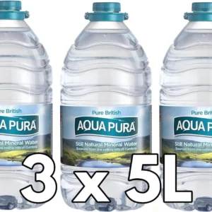 Aqua Pura Still Natural Mineral Water 5Litre  x 3