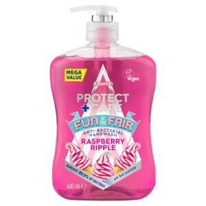 ASTONISH HAND WASH ANTIBAC RASPBERRY RIPPLE 12 x 600ML