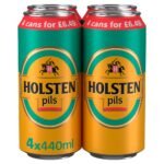 Holsten Pils Lager Beer Cans PM £6.49 4 x 440ml 440ml × 6 × 1