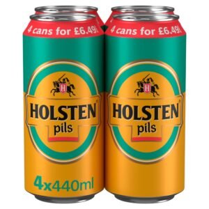 Holsten Pils Lager Beer Cans PM £6.49 4 x 440ml 440ml × 6 × 1