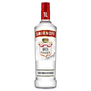 Smirnoff Red Label Vodka 1Ltr × 6