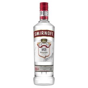 Smirnoff No. 21 Vodka 37.5% vol 70clX1  Bottle PMP £17.59