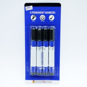 PERMANENT MARKERS ASSORTED 1104 (R)  4PK x 1
