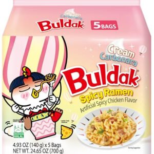 Samyang Buldak Cream Carbonara Ramen 5x140g