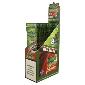 JUICY JAYS HEMP WRAPS RED ALERT 2PK 1X25
