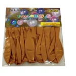 GSD BALLOONS METALLIC GOLD  12PK X 12 X 1