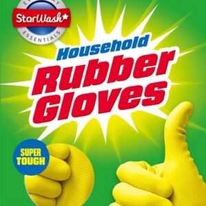 Pairs 2 Latex Rubber Gloves  Medium X 1