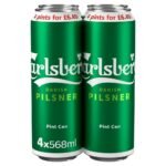 Carlsberg Danish Pilsner Pint Can 568ml ×6×1 PM £6.49
