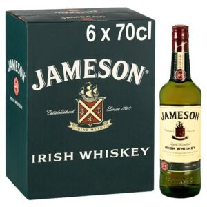 Jameson Triple Distilled Irish Whiskey PMP £24.49 700ml 70Cl × 6