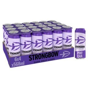Strongbow Dark Fruit Cider 4.0% ABV NPM 568ML × 6 × 1