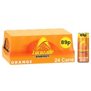 Lucozade Energy Drink Orange  89p PMP 250ml × 24 × 1