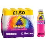 Lucozade Energy Zero Sugar Drink Grafruitti  PMP £1.50 500ml ×12×1