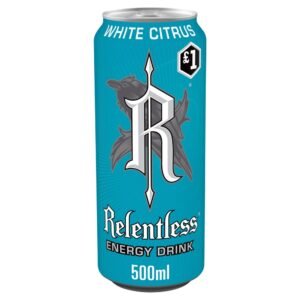 Relentless White Citrus Energy Drink PM £1 500ml×12×1