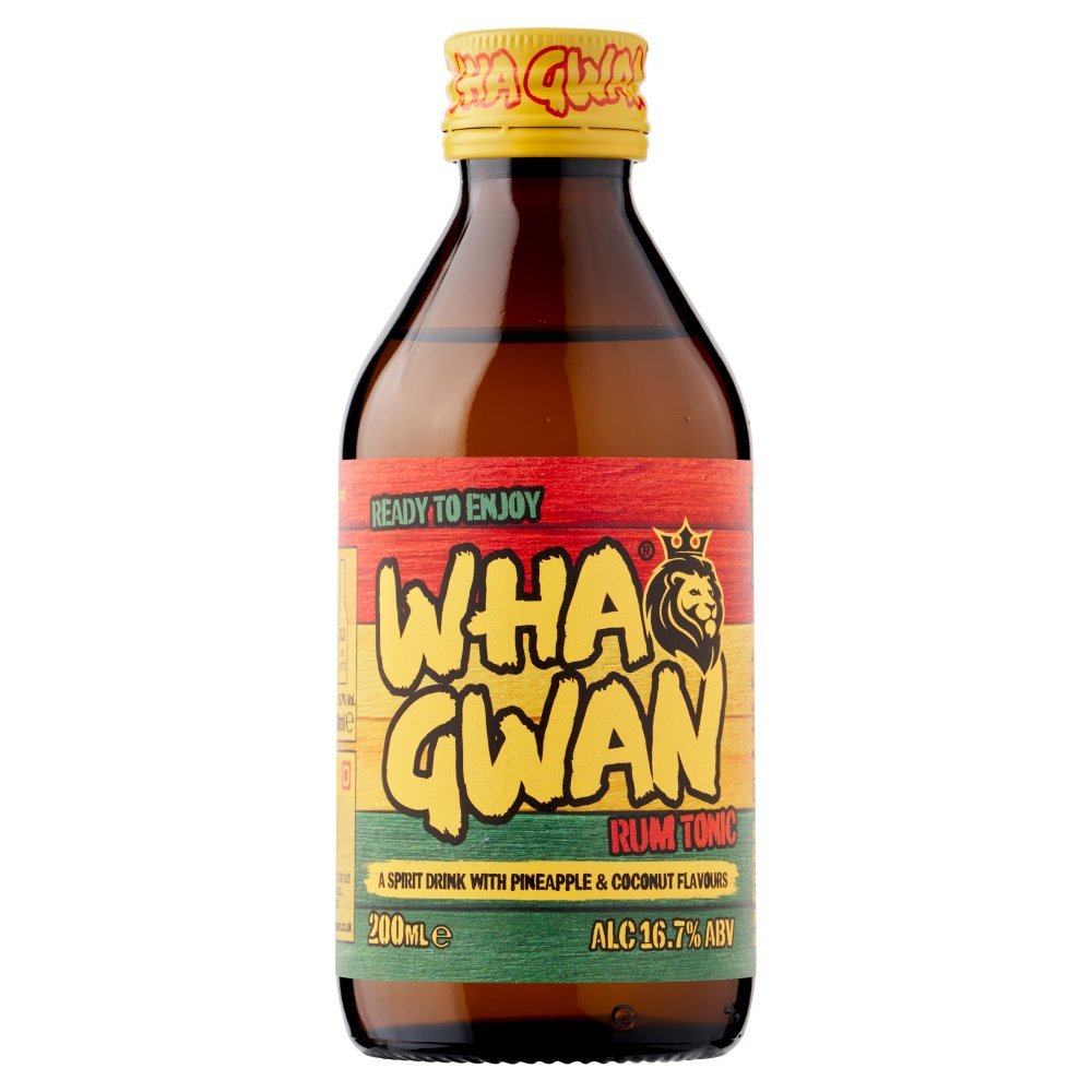 Wha Gwan Rum Tonic 200ml 200ml × 12 × 1