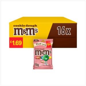 M&M's Cookie Dough Milk Chocolate Bag 70g £1.69 PMP 70g × 16 × 1