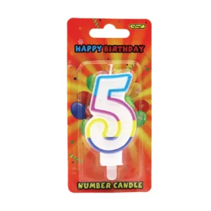 NUMBER CANDLES No . (5 ) 1 x 6PK