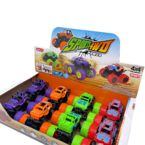 TOY CAR MONSTER TRUCK 4X4   12PK X 1