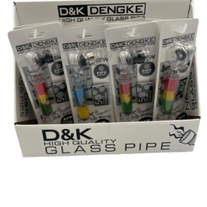 DK 8328K GLASS PIPE PRINTED DESIGN WITH SCREEN