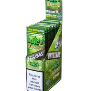 JUICY JAYS HEMP WRAPS ORIGINAL 2PK 1X25