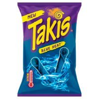Takis Blue Heat Chilli and Lime Flavour Corn Snack 180g  10 x 180g